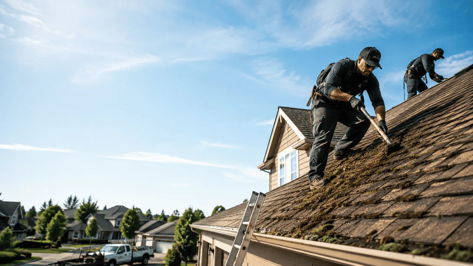Roof Moss Removal in Colchester, IL near me